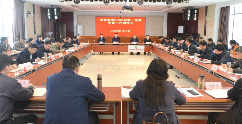 省农垦集团公司召开2023年第一季度党建工作调度会